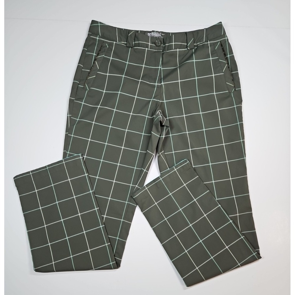 Nike Olive Green Grid Track Pants